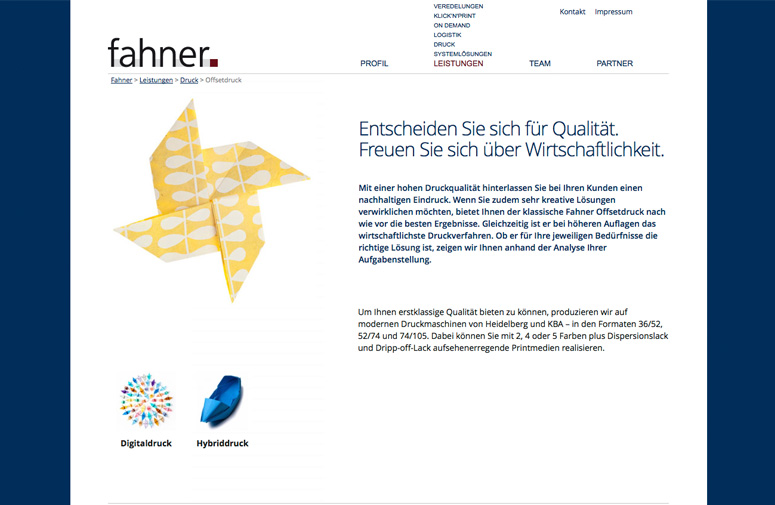 Fahner Website Offset